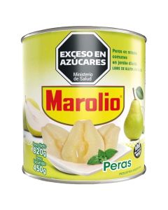 *MAROLIO PERAS E/MITADES LATA SIN TACC X 820 GR / 450 GR