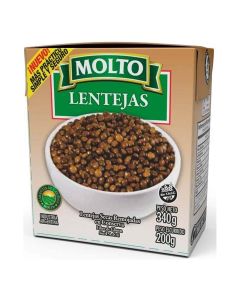 *LENTEJAS MOLTO TETRA PACK X 340 GR