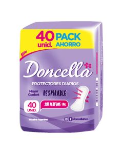 DONCELLA PROT. DIARIO SIN DEO POCKET X 40