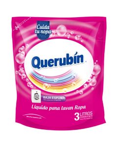 QUERUBIN LIQUIDO P/LAVAR ROPA DOY PACK  X 3 LT