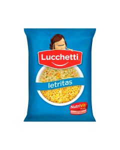 LUCCHETTI FIDEOS LETRITAS C/CURCUMA FORTI X 500 GR