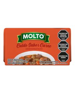 *MOLTO CALDO SABOR CARNE X 6 UNI X 9.5 GR C/U