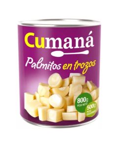 CUMANA PALMITOS E/TROZOS X 800 GR