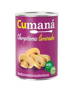 CUMANA CHAMPIGNONES LAMINADOS SIN TACC X 400 GR / 230 GR