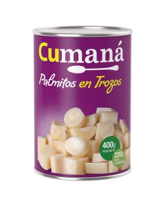 CUMANA PALMITOS EN TROZOS X 400 GR