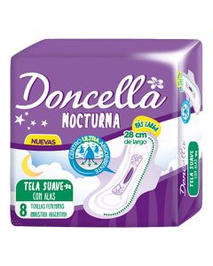 DONCELLA TOALLAS FEM NOCTURNA X 8