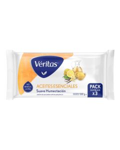 VERITAS JABON D/GLICERINA ACEITES ESENCIALES 3 X 120 GR