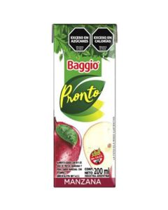 BAGGIO PRONTO JUGO MANZANA X 200 ML