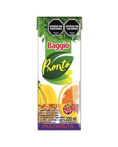 BAGGIO PRONTO JUGO MULTIFRUTA X 200 ML.