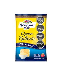 LA PAULINA QUESO RALLADO X 40 GR