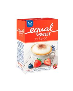 EQUAL SWEET CLASICO 50 SOBRES X 40 GR.