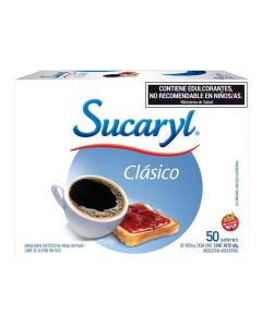 SUCARYL CLASICO SOBRES X 50 GR.