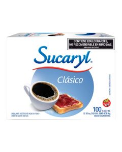 SUCARYL CLASICO SOBRES X 100 GR.