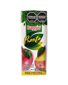 BAGGIO PRONTO JUGO MIX FRUTAL X 200 ML.