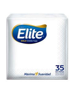 ELITE SERVILLETAS GOLD DISEÑO X 35