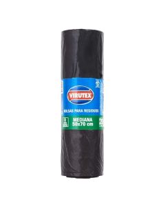 VIRUTEX BOLSA ROLLO BIO 50CM X 70CM X 20 UN.