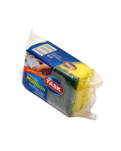 TASK ESPONJA CON FIBRA MULTIUSOS X 1 UN