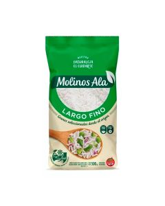 MOLINOS ALA ARROZ TIPO LARGO FINO BOLSA SIN TACC X 500 GR