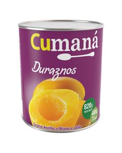 CUMANA DURAZNO MITAD X 820 GR