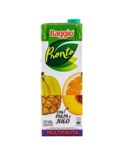BAGGIO PRONTO JUGO MULTIFRUTA TETRA PAK SIN TACC X 1.5 LT