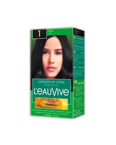 LEAU VIVE COLOR EN CREMA Nº 1 NEGRO