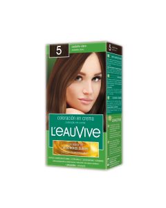 LEAUVIVE COLOR EN CREMA Nº 5 CASTAÑO CLARO