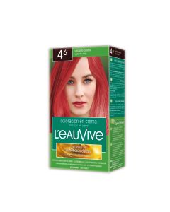 LEAUVIVE COLOR EN CREMA Nº4.6 CASTAÑO CAOBA