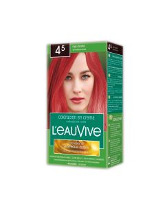 LEAUVIVE COLOR EN CREMA Nº4.5 ROJO CIRUELA