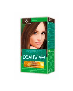 LEAUVIVE COLOR EN CREMA Nº6 RUBIO OSCURO