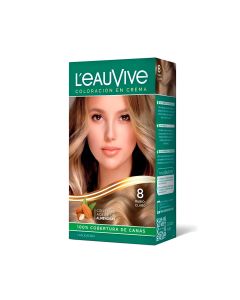 LEAUVIVE COLOR EN CREMA Nº8 RUBIO CLARO