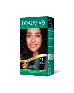 LEAUVIVE COLOR EN CREMA Nº11 NEGRO AZABACHE