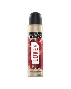 IMPULSE DESODORANTE AEROSOL PERFUME TRUE LOVE X 96G/150ML