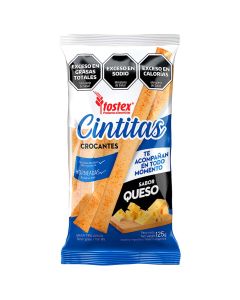 //TOSTEX CINTITAS QUESO X 125 GR