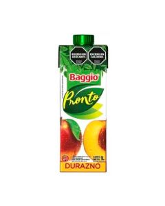 BAGGIO PRONTO JUGO DURAZNO  X 1 LT++