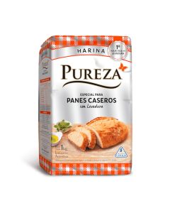 PUREZA HARINA ESPECIAL PARA PANES CASEROS C/ LEVADURA X 1 KG!