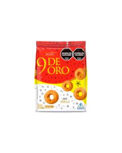 9 DE ORO ANILLITOS D/ VAINILLA X 120 GR