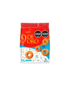 9 DE ORO ANILLITOS S/ COCO X 120 GR