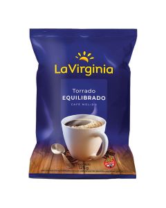 LA VIRGINIA CAFE MOLIDO TORRADO EQUILIBRADO X 125 GRS
