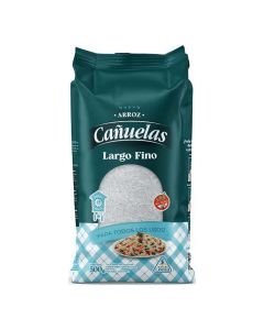 CAÑUELAS ARROZ PULIDO TIPO LARGO FINO SIN TACC X 500 GR