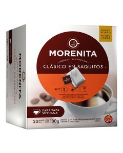LA MORENITA CAFE EN SAQUITOS SIN TACC X 20 SAQUITOS