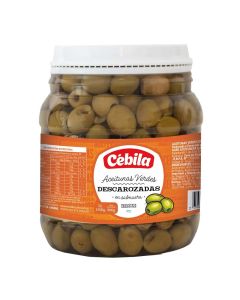 CEBILA ACEITUNAS VERDES DESCAROZADAS PET X 1.5 KG/800 GR