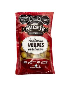 NUCETE ACEITUNAS VERDES 5 SACHET X 500 GR