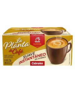 CABRALES LA PLATA DE CAFE INSTANTANEO SUAVE X 36 SOBRES