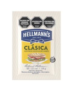 HELLMANNS MAYONESA SIN TACC X 118 G