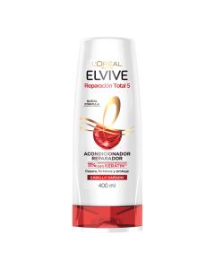 ELVIVE REPARACION TOTAL 5 KERATIN ACONDICIONADOR CABELLO DAÑADO X 400 ML