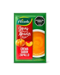 ALICANTE SOPA DE LA ABUELA CREMA SABOR ZAPALLO X 73 GR
