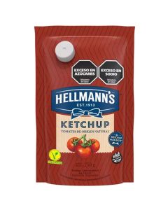 HELLMANNS KETCHUP TOMATE NATURAL SIN TACC X 250 GR