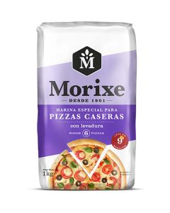 MORIXE HARINA PARA PIZZA CASERAS X 1 KG!