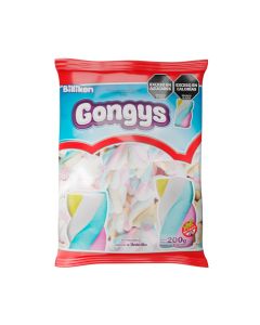 BILLIKEN GONGYS MARSHMALLOW SABOR VAINILLA TRENZA SIN TACC X 200 GR