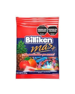 BILLIKEN CARAMELOS MASTICABLES MAS FRUTALES SIN TACC X 600 GR